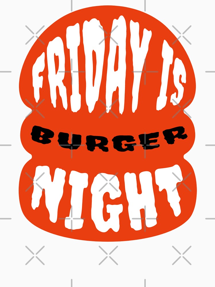 Friday Is Burger Night by Neggan Unisex , , , Long Sleeve Tee