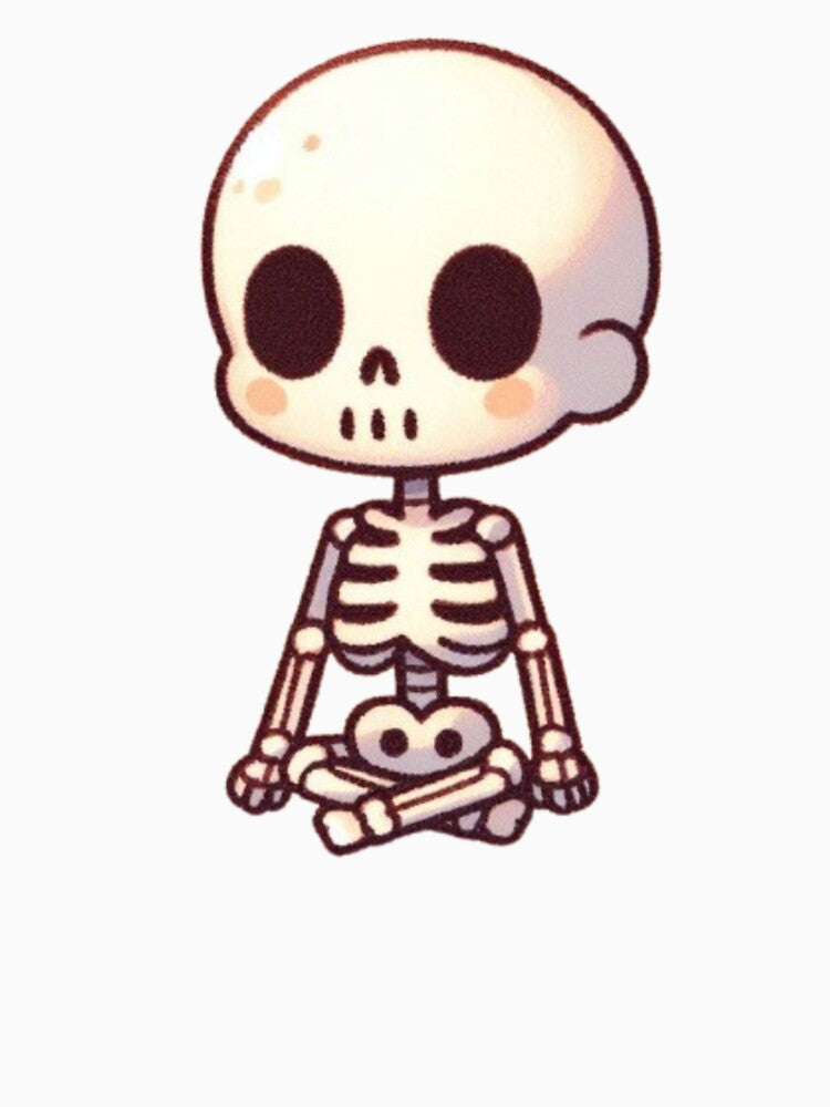 Cute Chibi Skeleton by Lastsnoww Unisex , , , Long Sleeve Tee