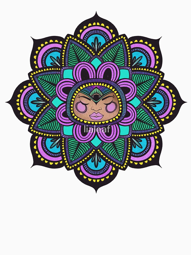 Mystical Flower Mandala by lialeaf