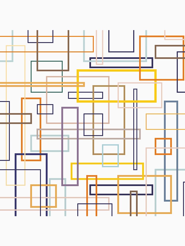 Scandinavian Midcentury Geometric Pattern by Printpix