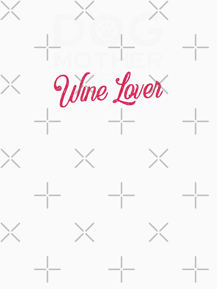 Dog & Wine lover by EmNe Unisex , , , Long Sleeve Tee