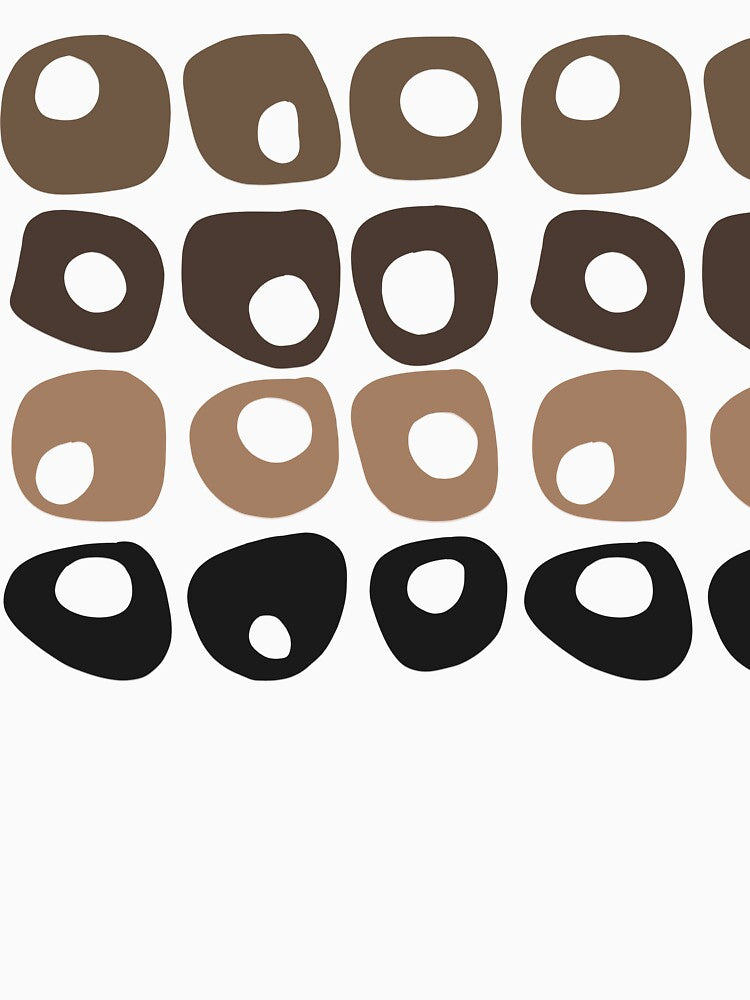 Abstract Organic Shapes Pattern – Earth Tone Aesthetic by Barelythere2324