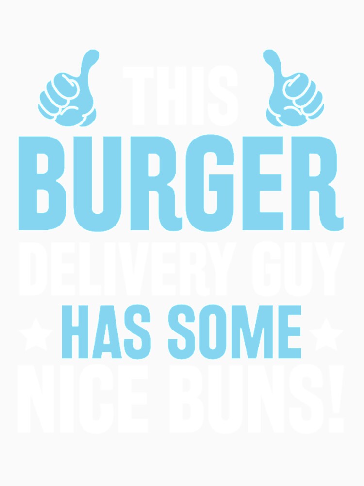 This burger delivery guy by StarcyWol Unisex , , , Long Sleeve Tee