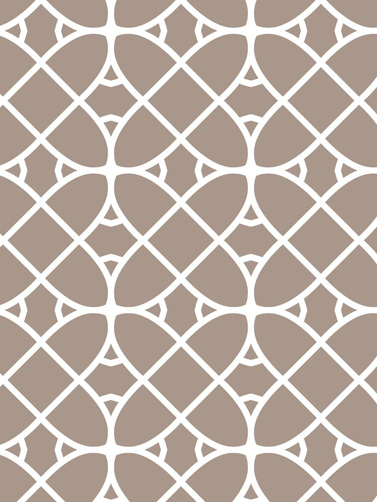Light Brown and White Geometric Shape Pattern Pairs HGTV Emerging Taupe HGSW3035 2022 Color - Colour Trends - Shade - Hue by ColorOfTheYears