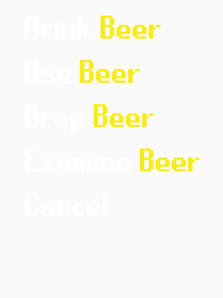 Runescape Beer Interaction by VennButler Unisex , , , Long Sleeve Tee