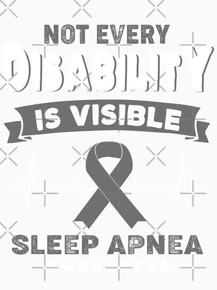 Sleep Apnea Awareness - Not Every Disability Is Visible by RidnerStore Unisex , , , Long Sleeve Tee