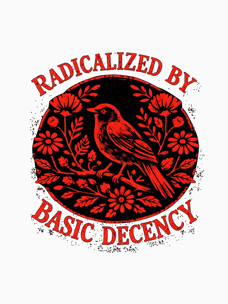 Radicalized By Basic Decency by WavesStation Unisex , , , Long Sleeve Tee