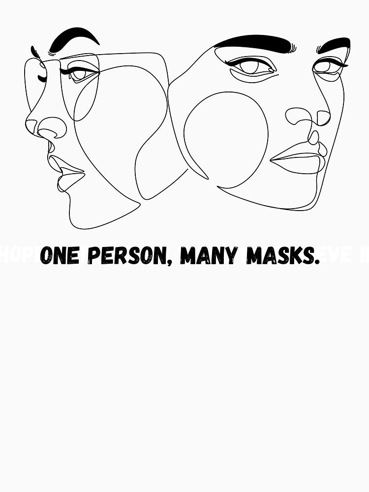 Dual Personality One Line Portrait by LoraDesign98