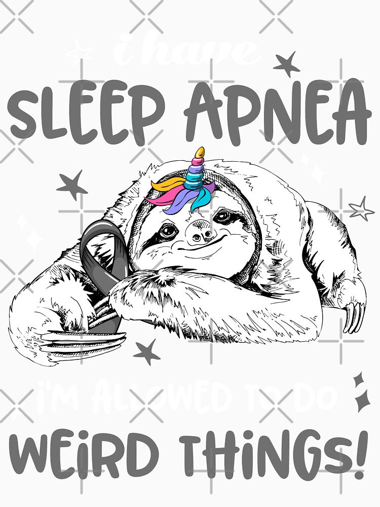 I have Sleep Apnea i'm allowed to do Weird Things by ElizabethS809 Unisex , , , Long Sleeve Tee