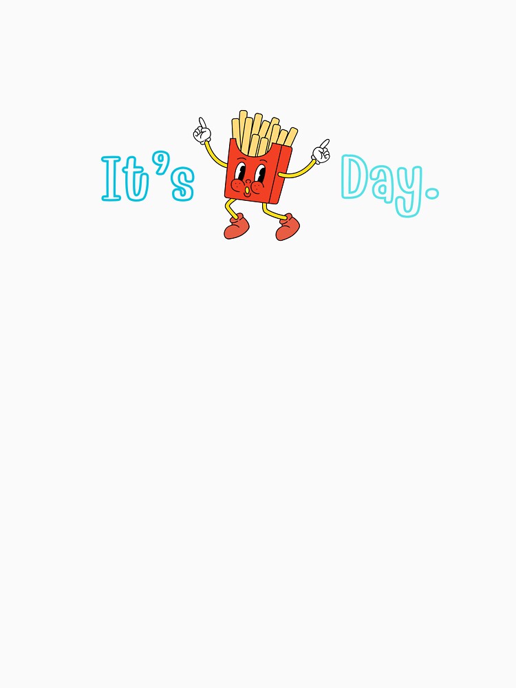 It's Friday (It's fries day) by PS-ARTSHOP Unisex , , , Long Sleeve Tee