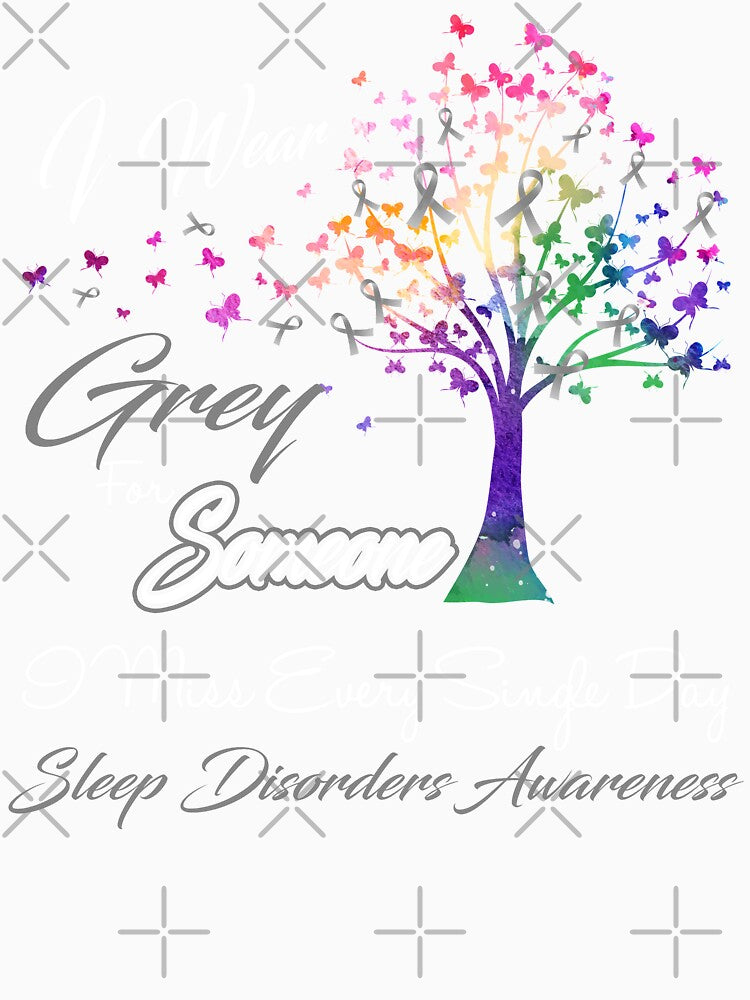 I Wear Grey For Someone I Miss Sleep Disorders Awareness by Gillosina Unisex , , , Long Sleeve Tee