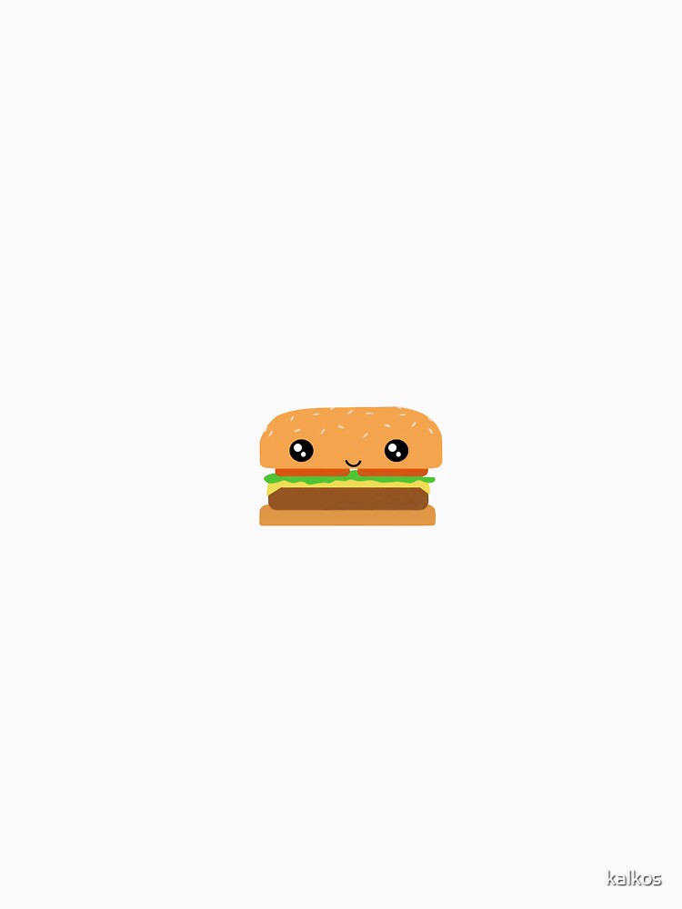Cute Burger by kalkos Unisex , , , Long Sleeve Tee