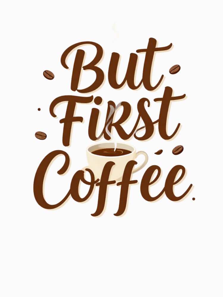 But First Coffee – Aesthetic Coffee Lover by GoGreenlove Unisex , , , Long Sleeve Tee