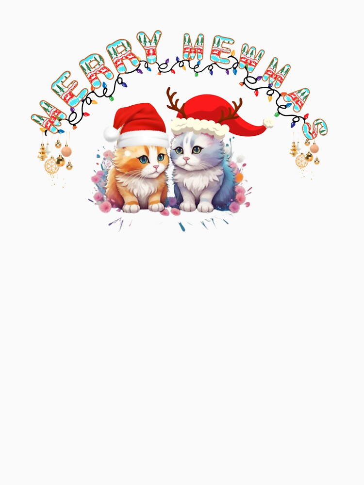 Perfect X-Mass Cat Sweater - Meowy Christmas for Cat Lovers, Happy Cat Xmas, Santa Hat Cat, Cat Lover Gift, Cat CrewNeck Sweater for her by Cat-culture-art