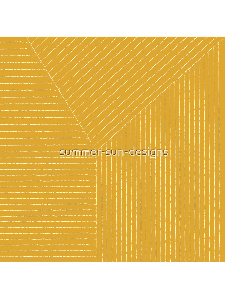 Lines (Mustard Yellow) by summer-sun-designs