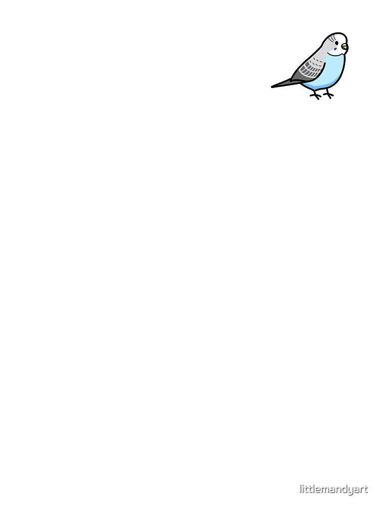 Blue Budgie by littlemandyart Unisex , , , Long Sleeve Tee