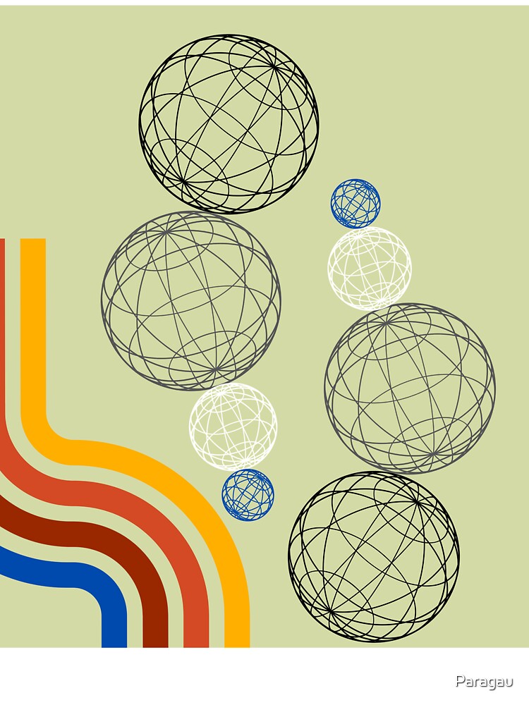 Retro Geometric Spheres by Paragau