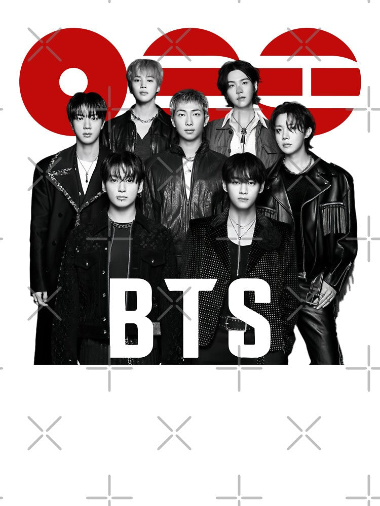 Copy of bts arirang Group photo by Baby blue Unisex , , , Long Sleeve Tee