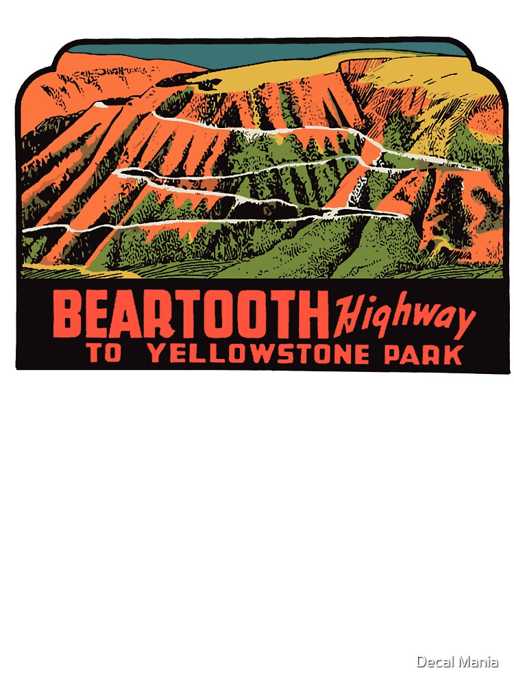 Beartooth Highway by Decal Mania Unisex , , , Long Sleeve Tee