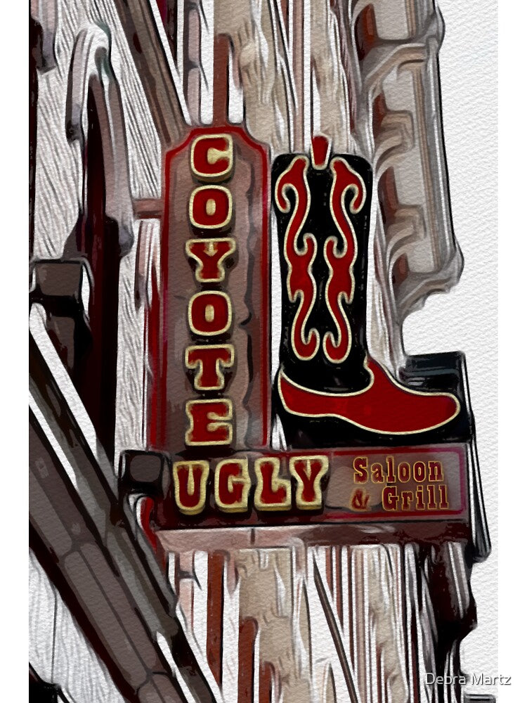 Coyote Ugly Saloon Sign by Debra Martz Unisex , , , Long Sleeve Tee