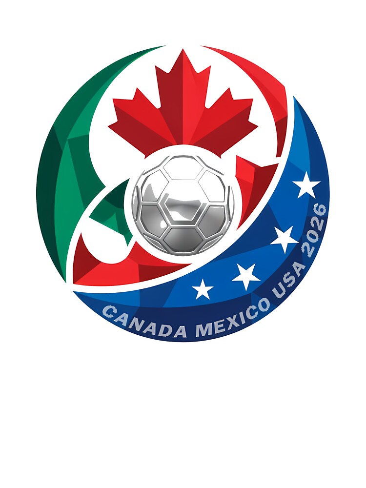 Canada Mexico USA 2026 Round Soccer Emblem Cup _83488590 by gidget-gadget Unisex , , , Long Sleeve Tee