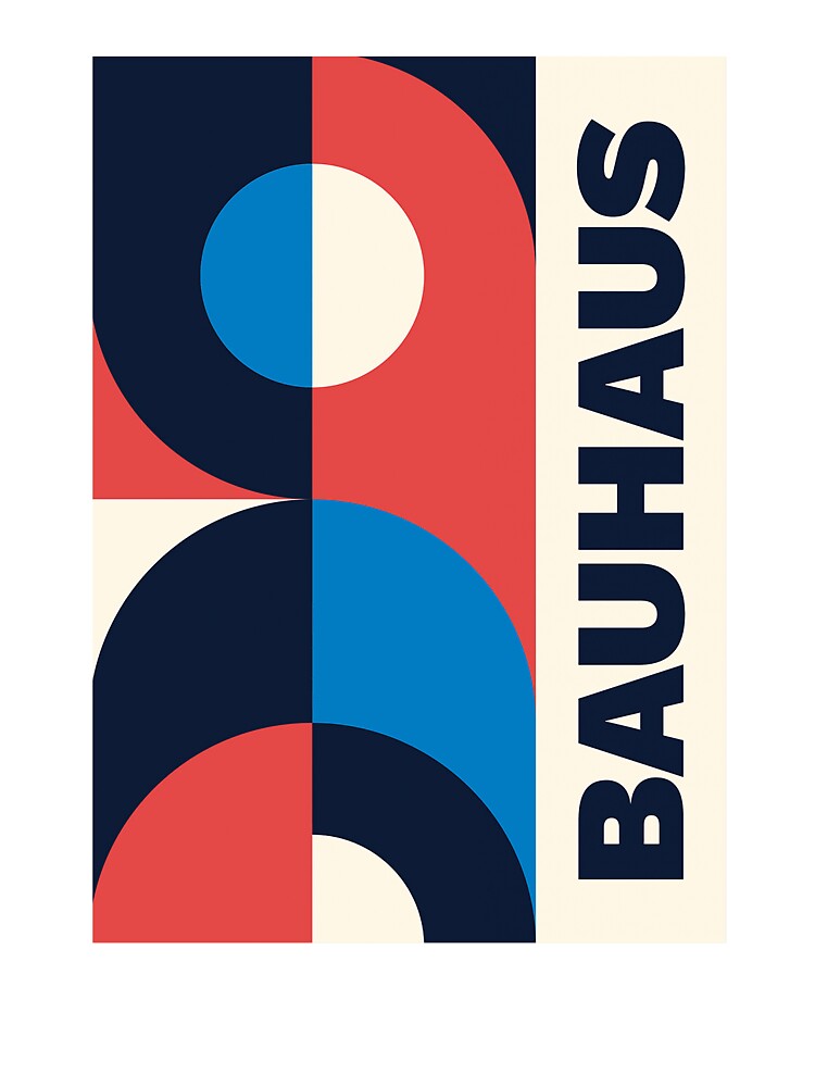 Bauhaus Pattern by susansaileen Unisex , , , Long Sleeve Tee