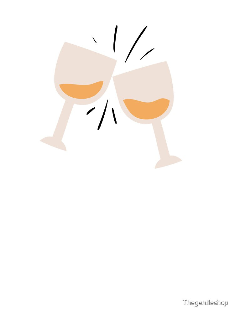 Natural orange wine cheers by Thegentleshop