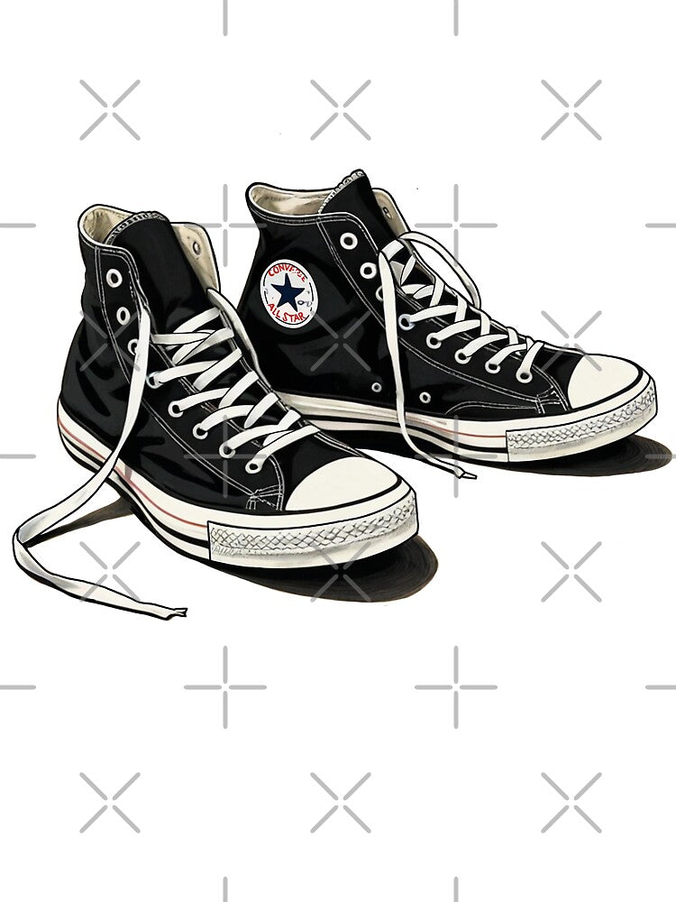 Converse sneakers by Petersnook Unisex , , , Long Sleeve Tee