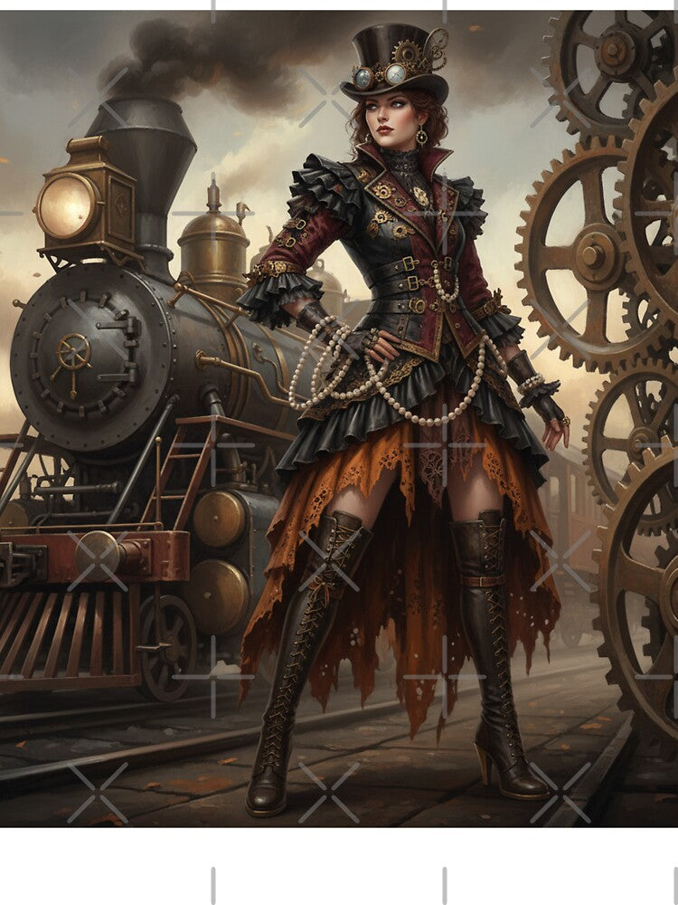 Steampunk Women by RaF71PrO Unisex , , , Long Sleeve Tee