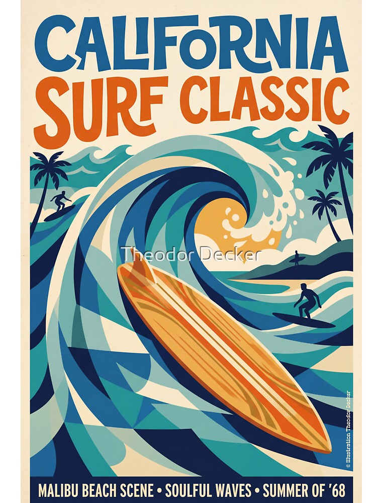 California Surf Classic by Theodor Decker