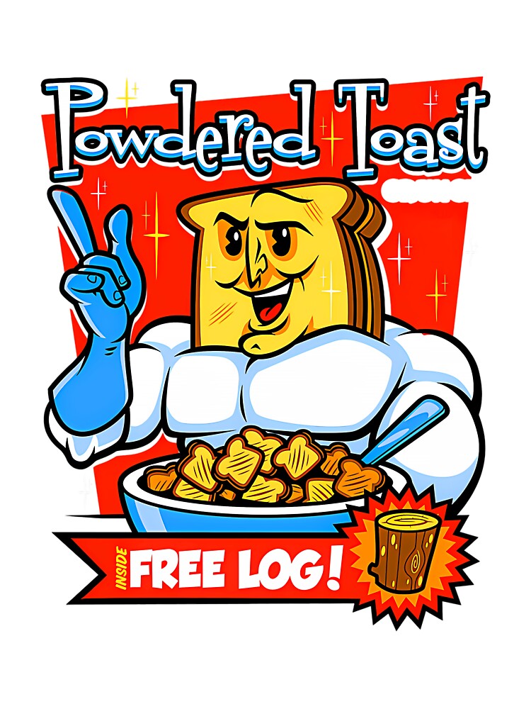 Renn Stimpyy Powderedd Toastt Crunch by RahikDesigns Unisex , , , Long Sleeve Tee