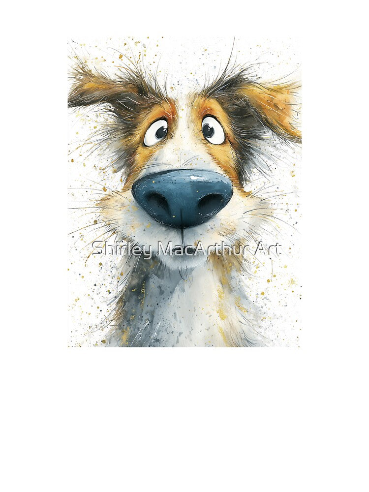 Shetland Collie Dog ' Sheltie Zoomy' BY SHiRLeY MacARTHuR by Shirley MacArthur Art