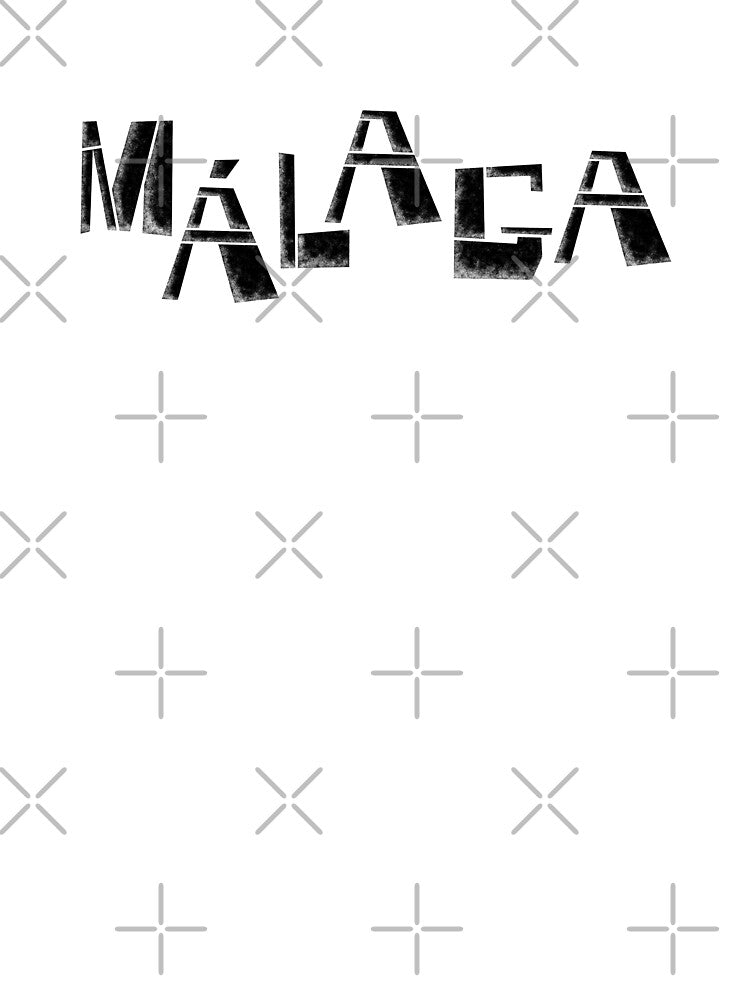 Malaga Retro Distressed by designkitsch Unisex , , , Long Sleeve Tee