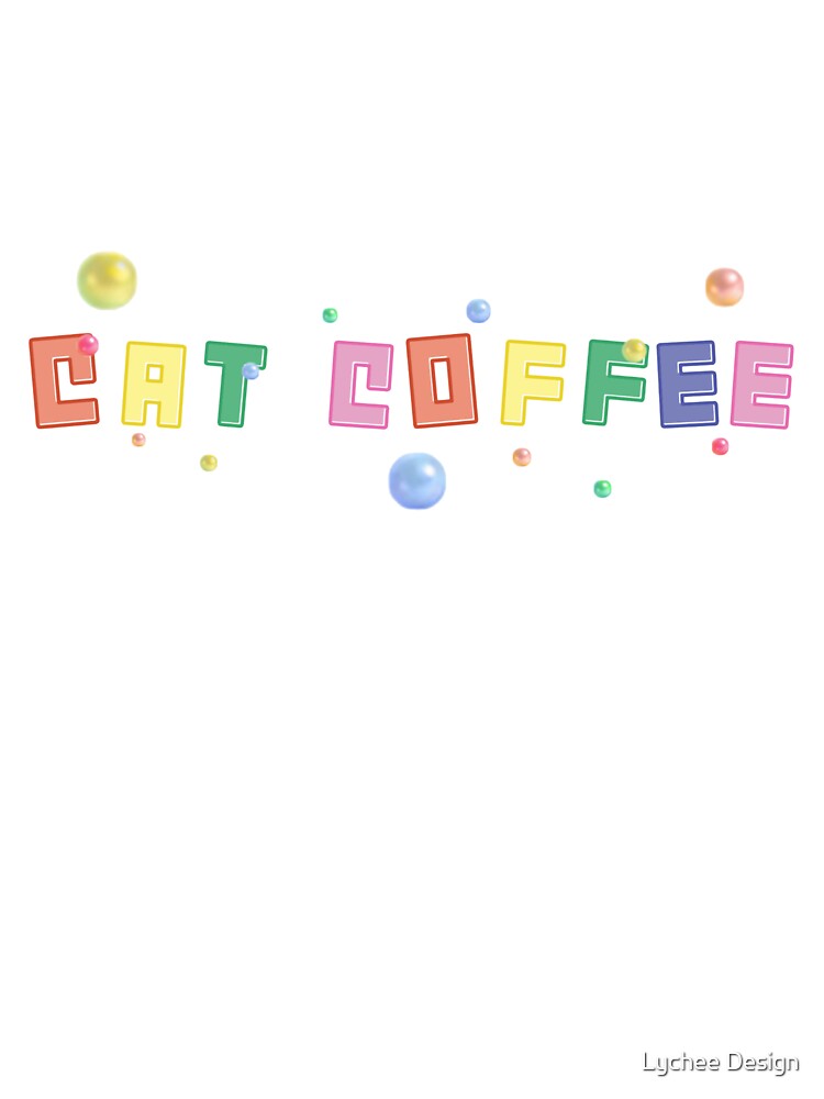 Cat Coffee Lover by Lychee Design