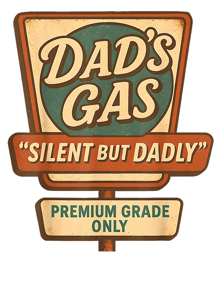 Dad’s Gas Funny Dad Joke by SaryaSmyth19 Unisex , , , Long Sleeve Tee