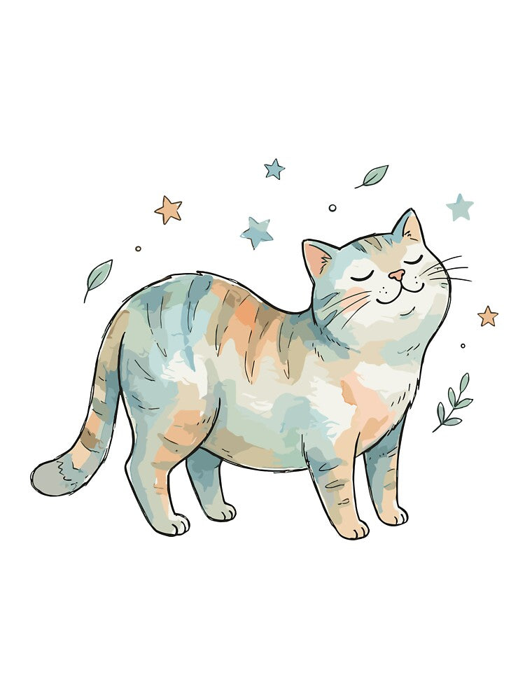 Cute Yoga: Cat-Cow Serenity by bapupa