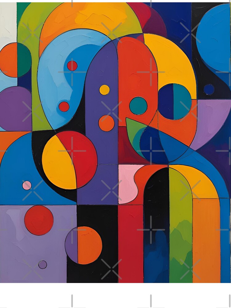 Colorful Geometric Abstract Art by MurellosArt