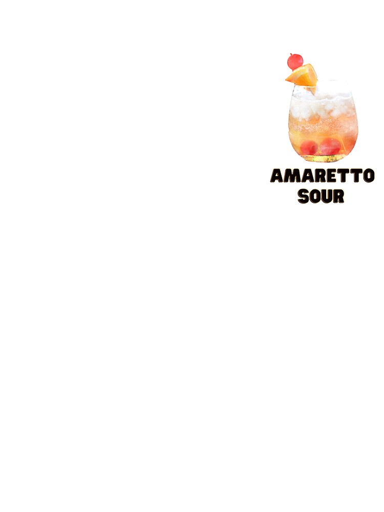 Amaretto Sour Drink by Zardo Tees and Gifts Unisex , , , Long Sleeve Tee