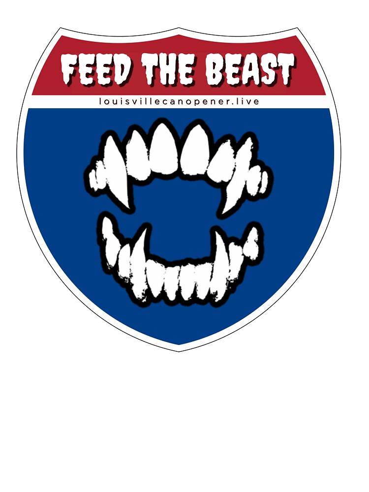 Feed the Beast by LouCanOpener Unisex , , , Long Sleeve Tee
