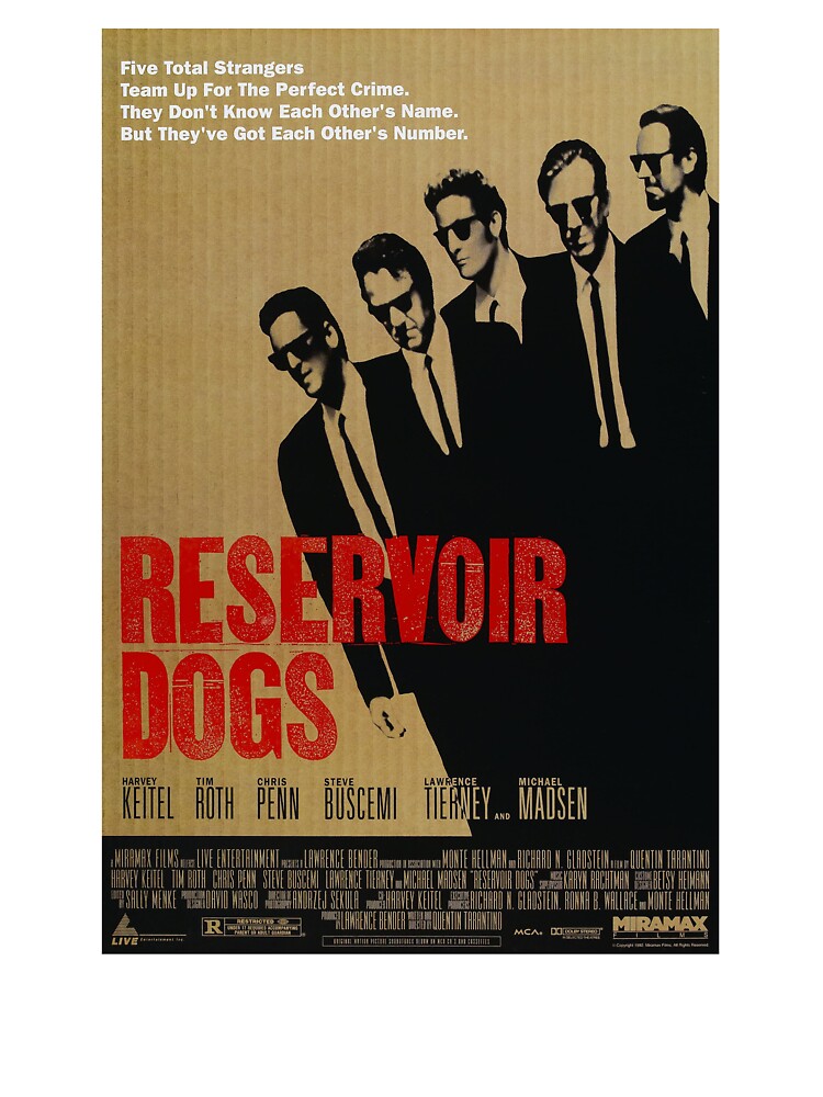 Reservoir Dogs (1992) by bellpiterowan Unisex , , , Long Sleeve Tee