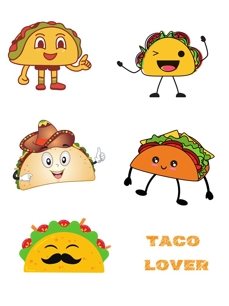 Funny smiling Tacos by kocakashop