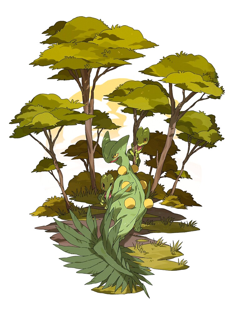 Sceptile by Marcustutz Unisex , , , Long Sleeve Tee