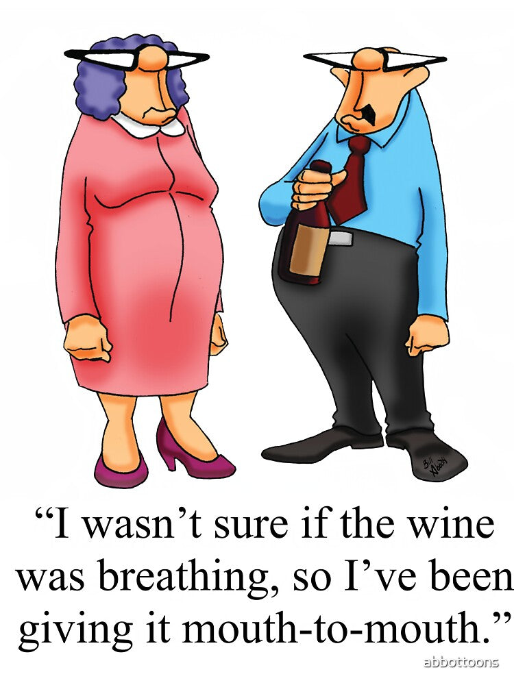 Funny Spectickles Wine Cartoon Humor by abbottoons
