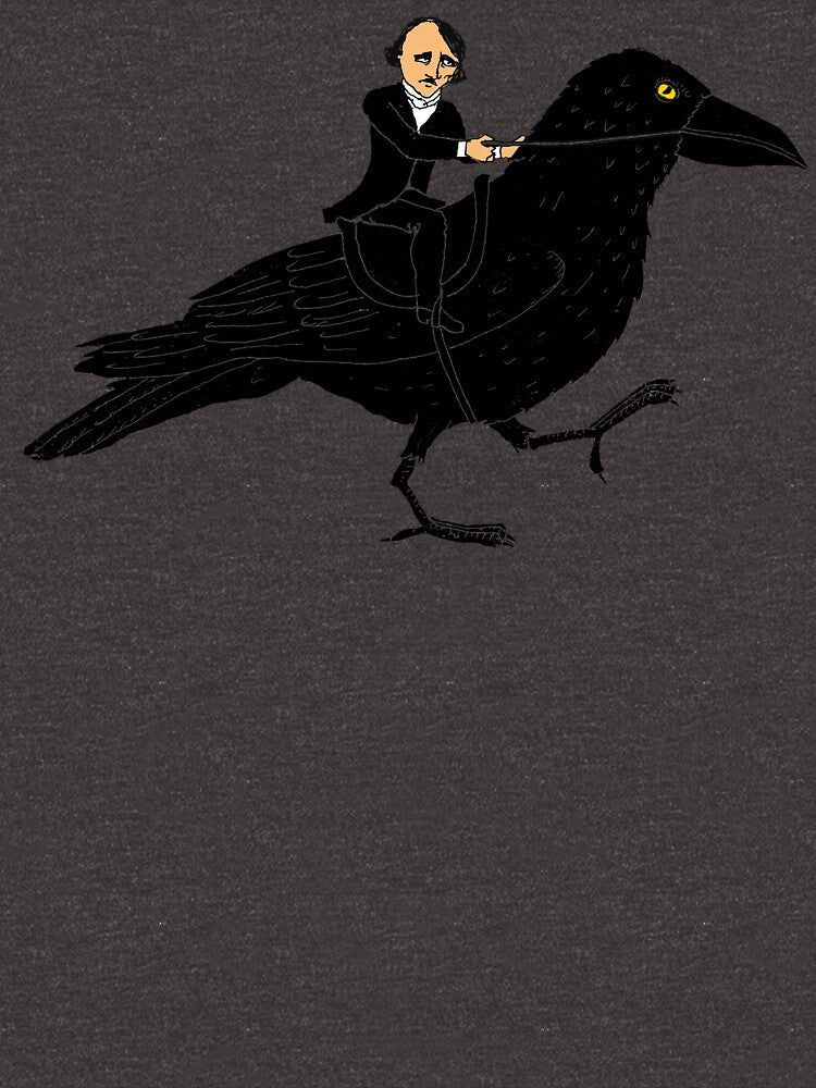 Poe and Raven by SusanSanford Unisex , , , Long Sleeve Tee