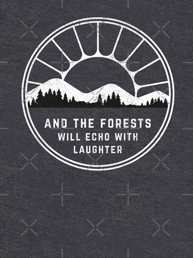 And the forests will echo with laughter - Stairway to Heaven vintage by Primotees Unisex , , , Long Sleeve Tee