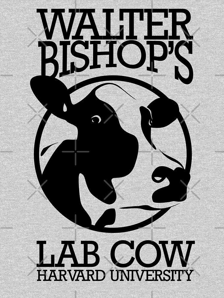 Walter Bishops Lab Cow by Meta Cortex Unisex , , , Long Sleeve Tee