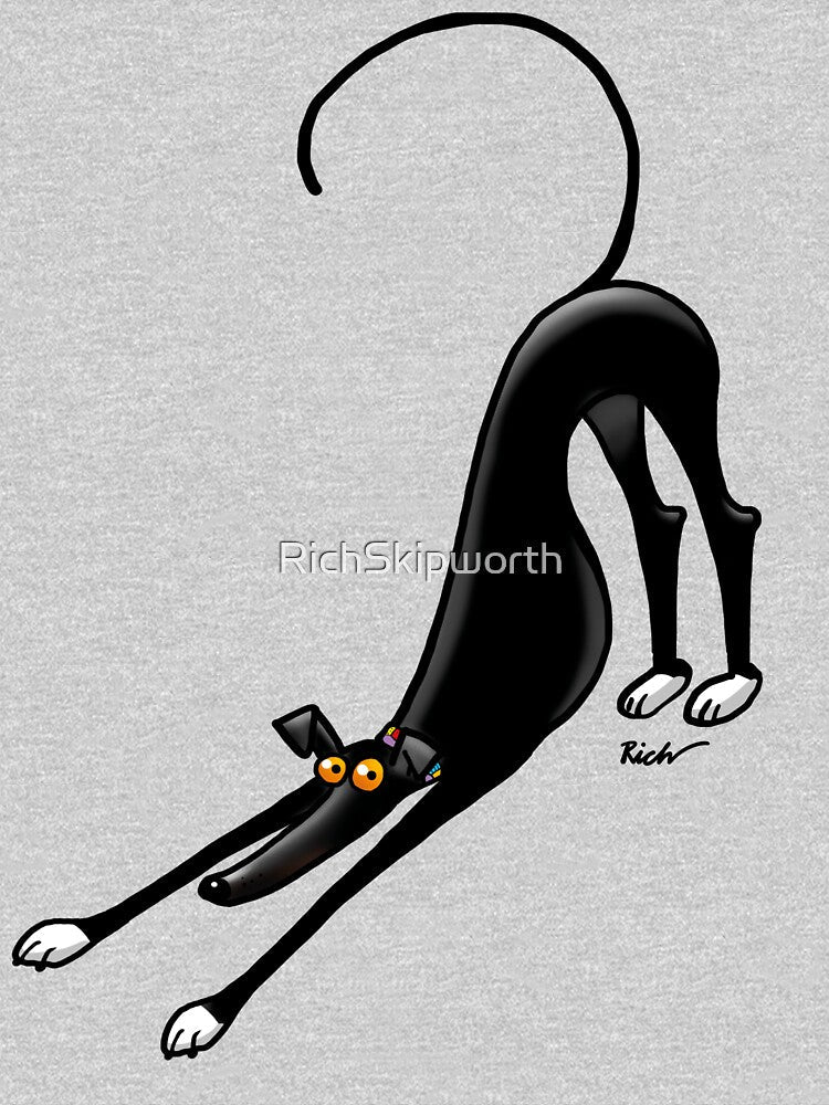 Bowdown Hound by RichSkipworth Unisex , , , Long Sleeve Tee