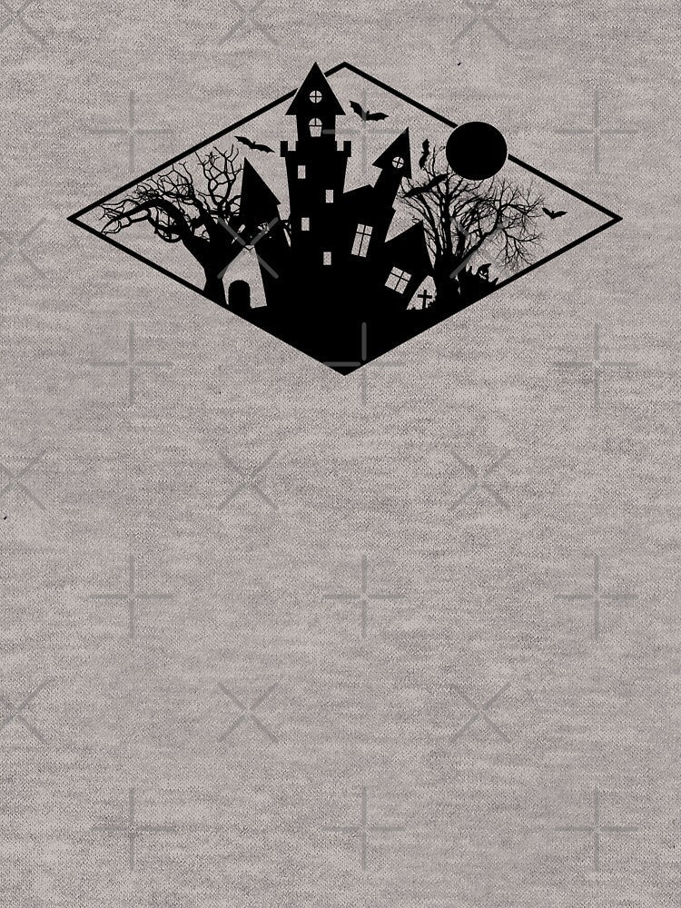 Simple Halloween Logo Design by tdjeff02 Unisex , , , Long Sleeve Tee