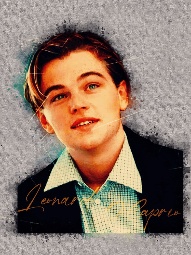 Leonardo Dicaprio Sketching Premium by DemifMancini Unisex , , , Long Sleeve Tee