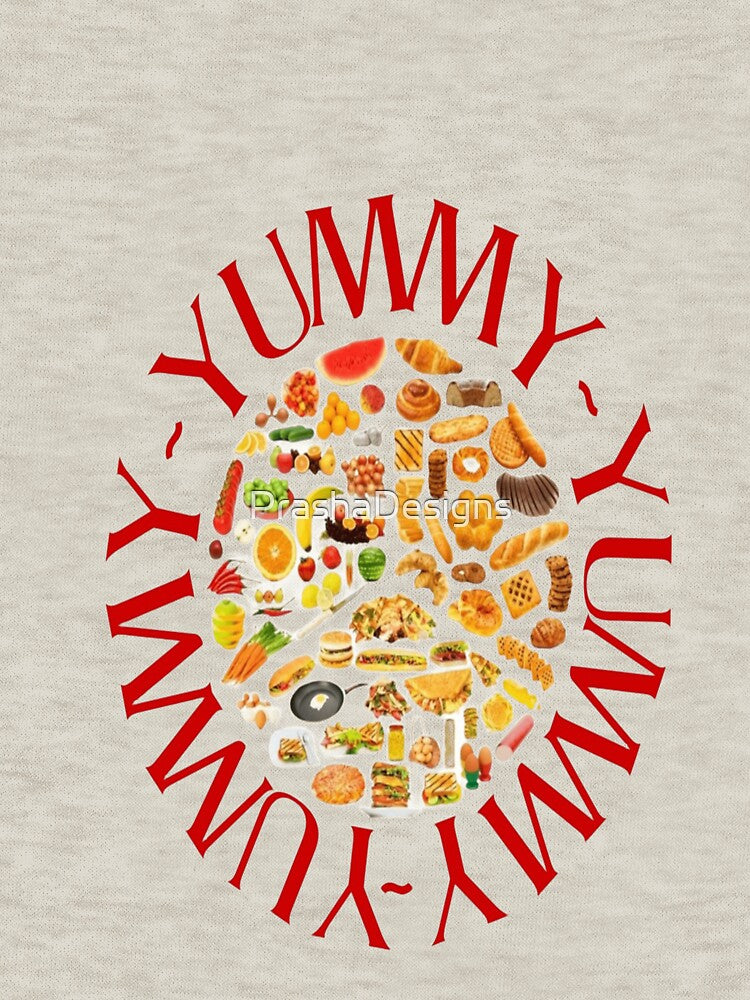 Yummy Name T-Shirt – Cute Food Lover by PrashaDesigns
